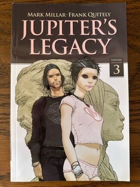 Jupiter's Legacy Volume 3 Graphic Novel - Pink & White Cover